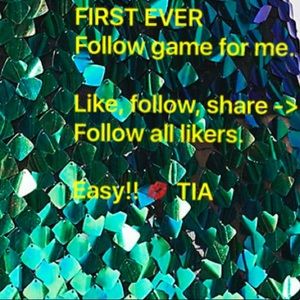 My very first follow game! I'll follow back!